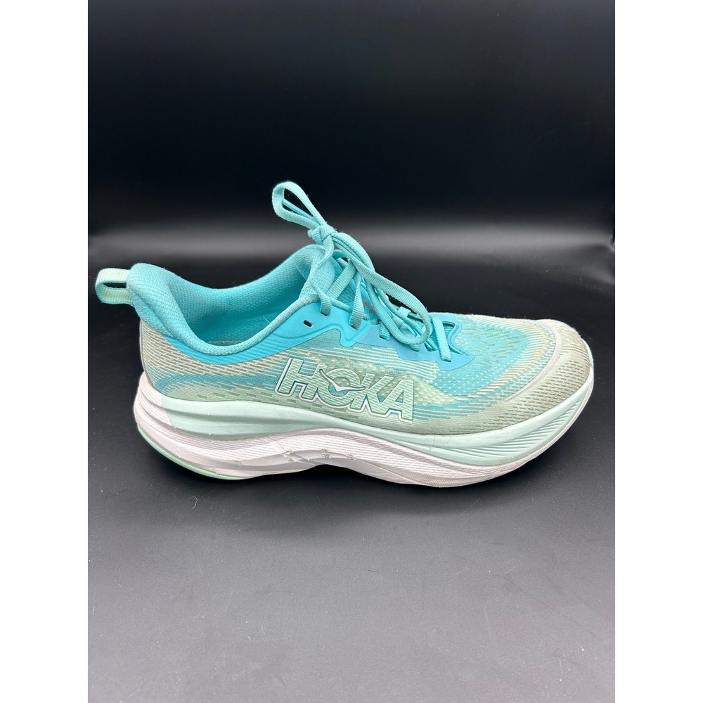 Hoka Skyflow Women 9B Teal Aqua Running Shoes 1155113 CTF Sneakers